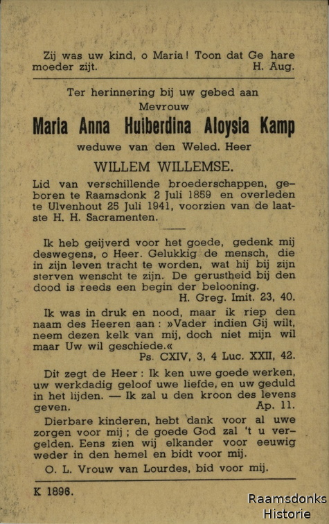 kamp.m.a.h.a 1859-1941 willemse.w a