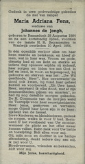 fens.m.a. 1884-1954 jongh.de.j a