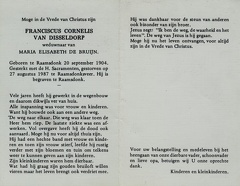 disseldorp.van.f.c 1904-1987 bruijn.de.m.e b