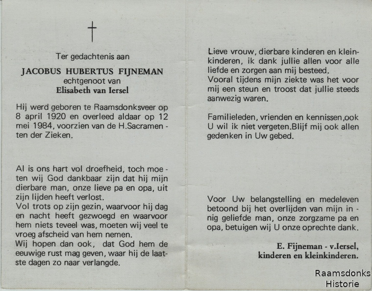 fijneman.j.h 1920-1984 iersel.van.e b