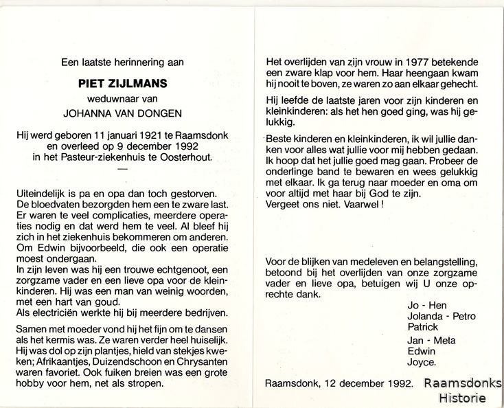 zijlmans.p 1921-1992 dongen.van.j b
