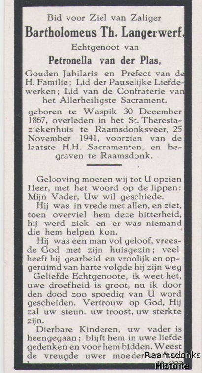 langerwerf.b.t 1867-1941 plas.van.der.p b