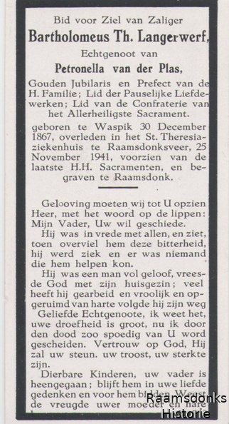 langerwerf.b.t 1867-1941 plas.van.der.p b