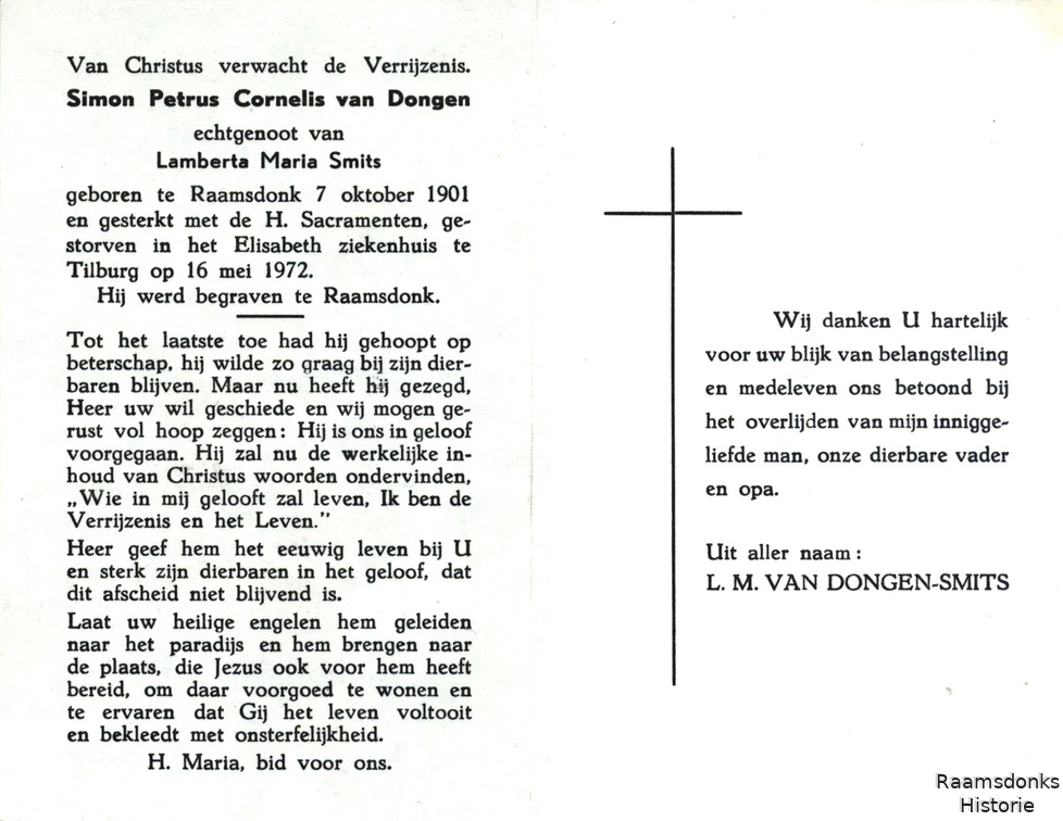 dongen.van.s.p.c 1901-1972 smits.l.m b