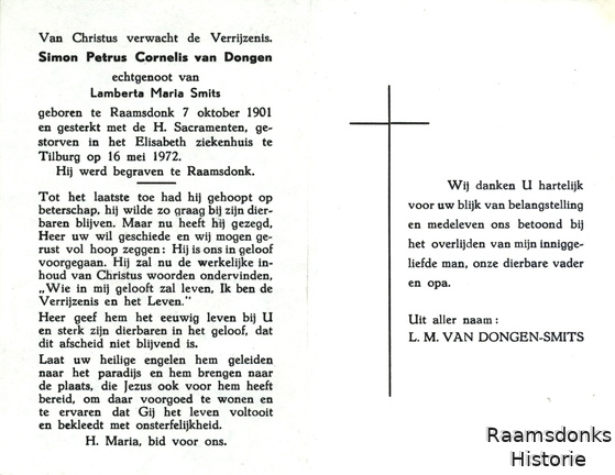 dongen.van.s.p.c 1901-1972 smits.l.m b