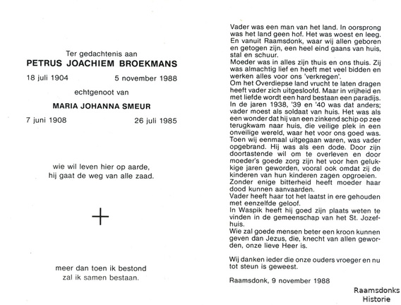 broekmans.p.j 1904-1988 smeur.m.j b