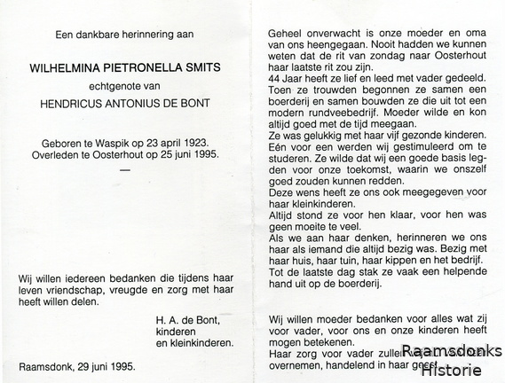 smits.w.p 1923-1995 bont.de.h.a b