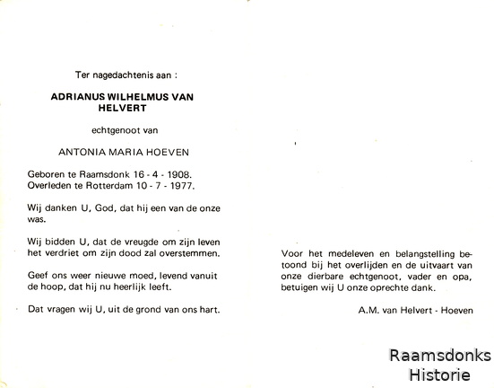helvert.van.a.w 1908-1977 hoeven-a-m b