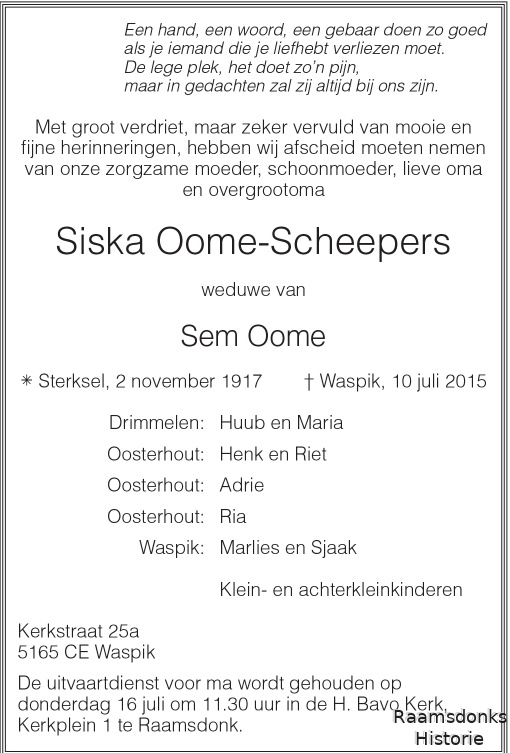scheepers.f.h 1917-2015 oome.a.j k