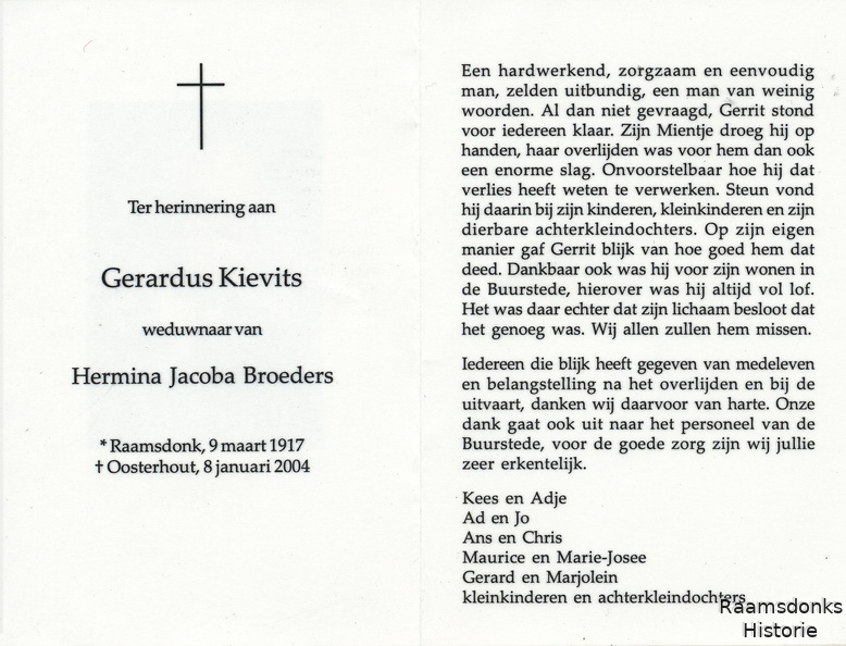 kievits.g 1917-2004 broeders.h.j b