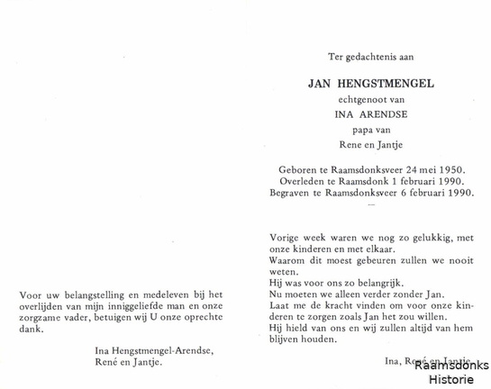 hengstmengel.j 1950-1990 arends.i b