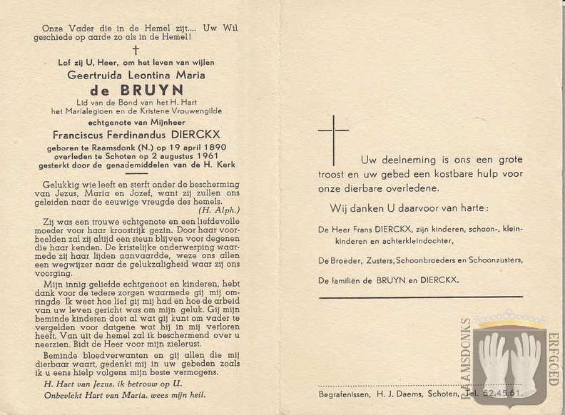 bruyn.de.g.l.m 1890-1961 dierckx.f.f b