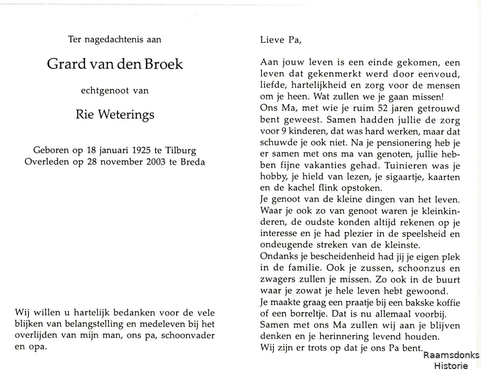 broek.v.d.grad 1925-2003 weterings.r b.