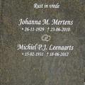 leenaarts.m.p.j 1931-2012 mertens.j.m 1929-2010 g