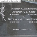 dongen.van.n.w.j 1925-2013 kamp.a.c.l 1925-2004 g