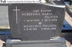 thijssen.w 1911-1995 zelissen.h.m 1908-1978 g