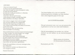 schoenmakers.j.j.h.m 1928-1996 koenraads.w.c.p.m b