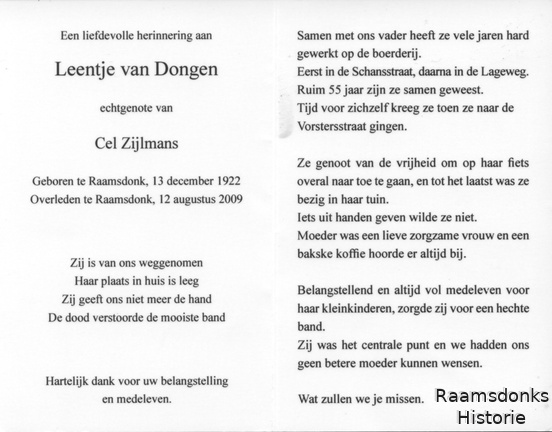 dongen.van.m.c 1922-2009 zijlmans.m.j 1924-2020