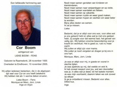 boom.cor 1935-2005 fens.lieke a.b.