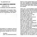 kieboom.a.h. 1904-1992 kieboom.van.den.c.a. b.