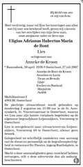 bont.de.lies 1926-2007 kroon.de.a. kr.