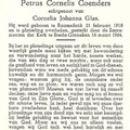 coenders.p.c. 1918-1964 glas.c.j. b.
