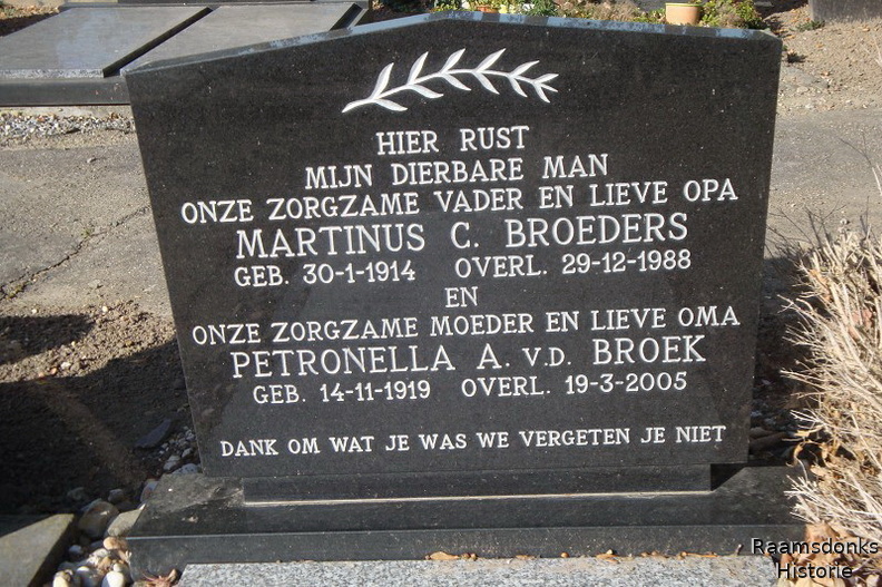 broeders.m. 1914-1988 broek.van.den.p. 1919-2005 g.