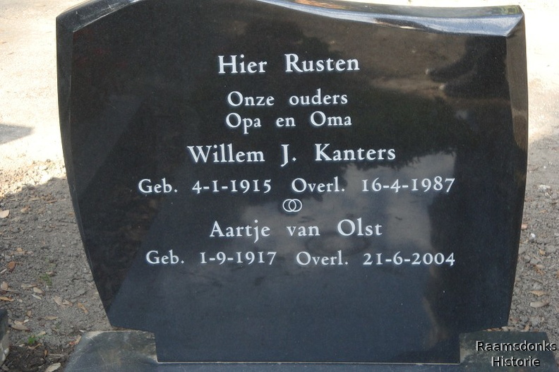 kanters.willem 1915-1987 olstvan.aantje 1917-2004 g.
