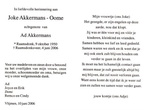 oome.joke. 1950-2006 akkermans.ad. b.