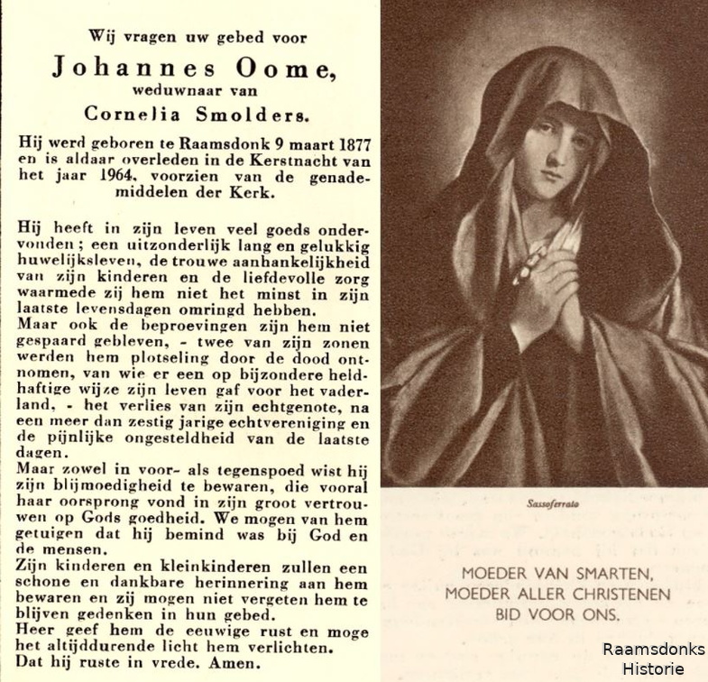 oome.j. 1877-1964 smolders.c. a.b.