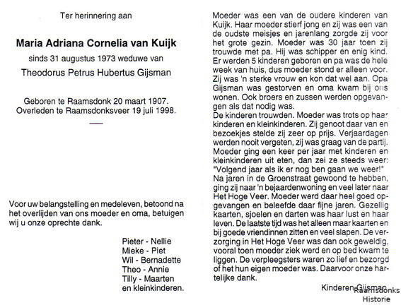 kuijk.van.m.a.c. 1907-1998 gijsman.t.p.h. b.
