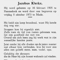 klerkx.jacobus. 1905-1973 b. 