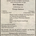 baaten.bert. 1924-2008 jansen.truus. k.