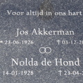 akkerman.jos. 1926-2003 hond.de.nolda. 1928-2011 g.