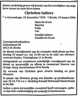 salters.cristien. 1958-2006 groot.de.hans. k.