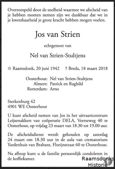 strien.van.jos. 1942-2018 stultjens.nel. k.
