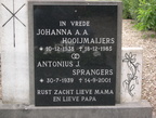 sprangers.a.j. 1939-2001 hooijmaijers.j.a.a. 1938-1985 g.