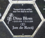 blom.dina. 1934-2009 rooij.de.jan. u.
