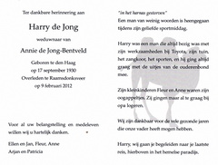 jong.de.harry. 1930-2012 bentveld.annie b