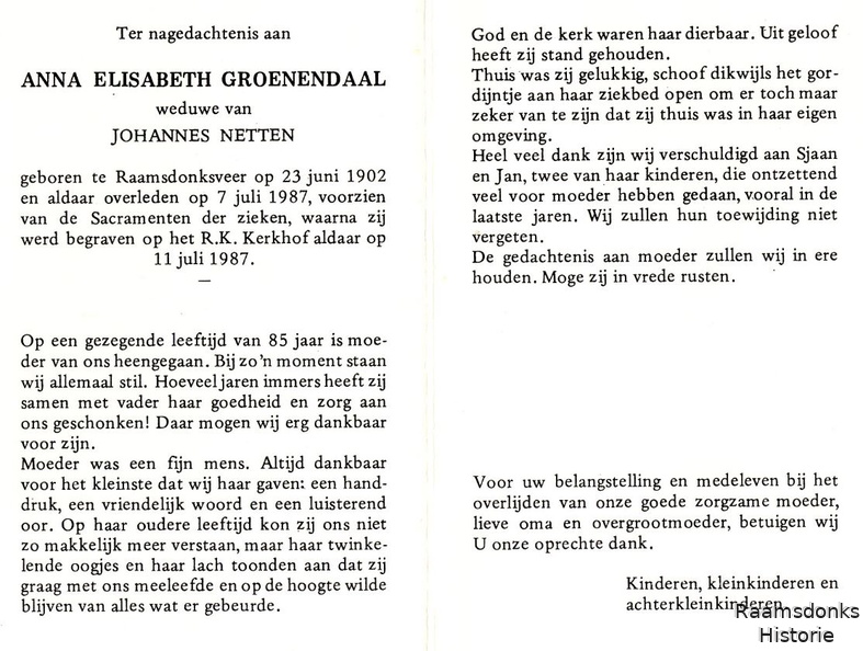 groenendaal.anna.e. 1902-1987 netten.j. b