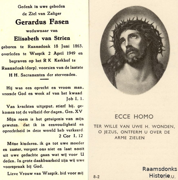 fasen.gerardus. 1863-1949 strien.van.elisabeth. a.b