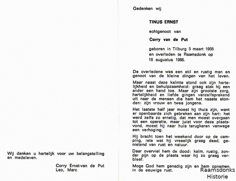 ernst.tinus. 1938-1985. put.van.de.corry. b