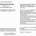exel.van.c.p. 1924-1991 waas.m.w. b