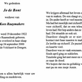 bont.de.jo. 1922-2000 raaymakers.kees b
