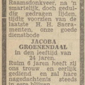 groenendaal.jacoba. 1919-1944 k