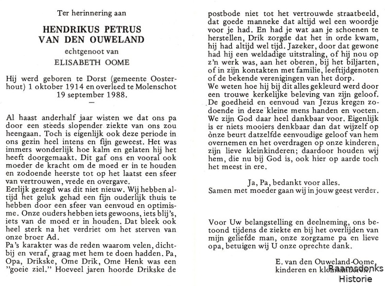 ouweland.van.den.h.p. 1914-1988 oome.e. b