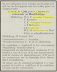 polderman.c.a. 1912-1999 hage.a. k