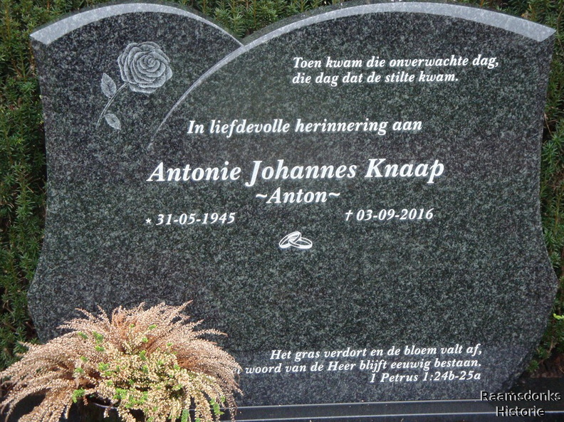 knaap.anton. 1945-2016 konings.dieneke. g