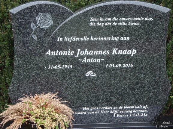 knaap.anton. 1945-2016 konings.dieneke. g