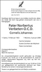 verbeten.c.j 1923-2008 Pater Norbertus